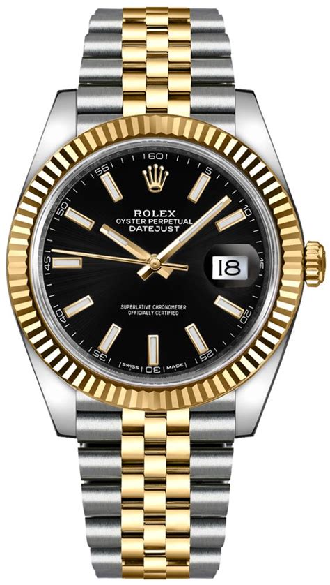 rolex datejust oro quadrante nero prezzo